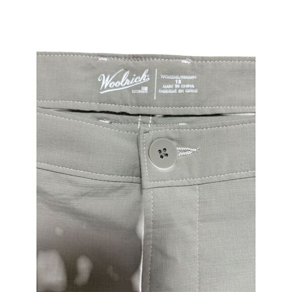 Woolrich Women's Ankle Pants Plus Size 18 Gray Quick Dry Stretch - Picture 4 of 12
